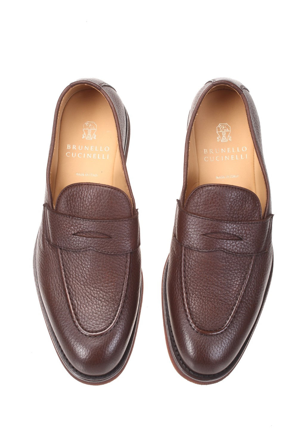 shop BRUNELLO CUCINELLI Saldi Mocassino: Brunello Cucinelli Penny Loafer in cervo.
Fodera in pelle.
Suola in lattice.
Battistrada in gomma TPU.
Composizione: 100% vera pelle.
Fabbricato in Italia.. MZUCLAV880-C8084 number 2368520